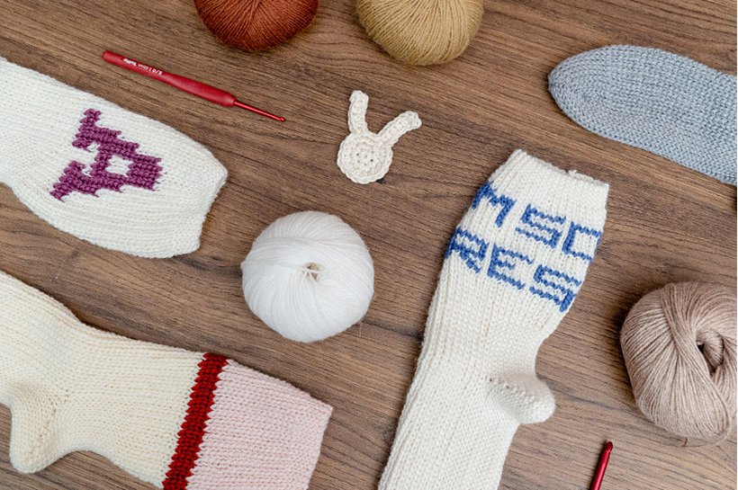 Always choose a yarn that feels soft and comfortable to the touch.