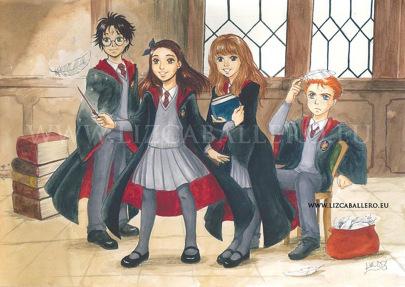 Fan Art by Liz F. Caballero, Spain (Deviant Art: Alkanet).
