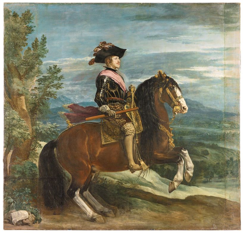 Look carefully at the horse’s legs.