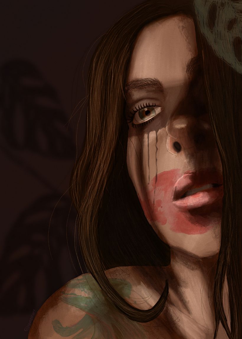 Mi Proyecto del curso: Retrato ilustrado con Procreate 2