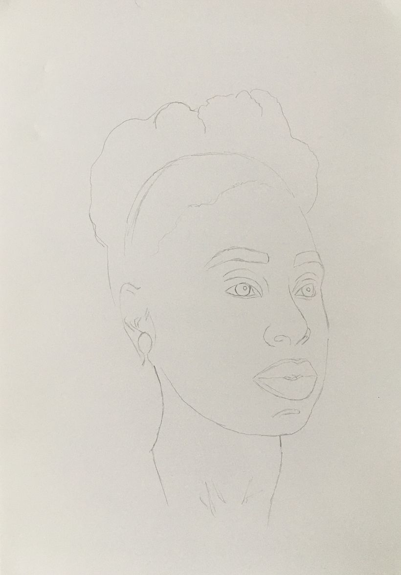 My project in Ink Portraits with Lines and Dots course 1