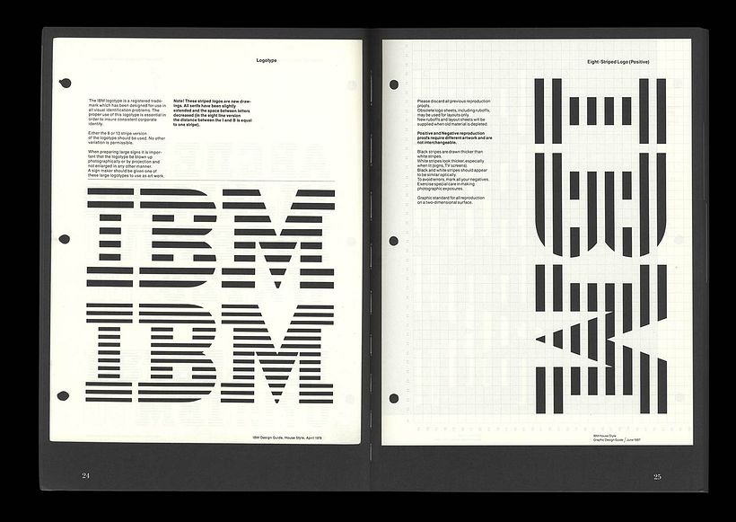 IBM, Paul Rand's Graphic Standards Manual reprint | Domestika
