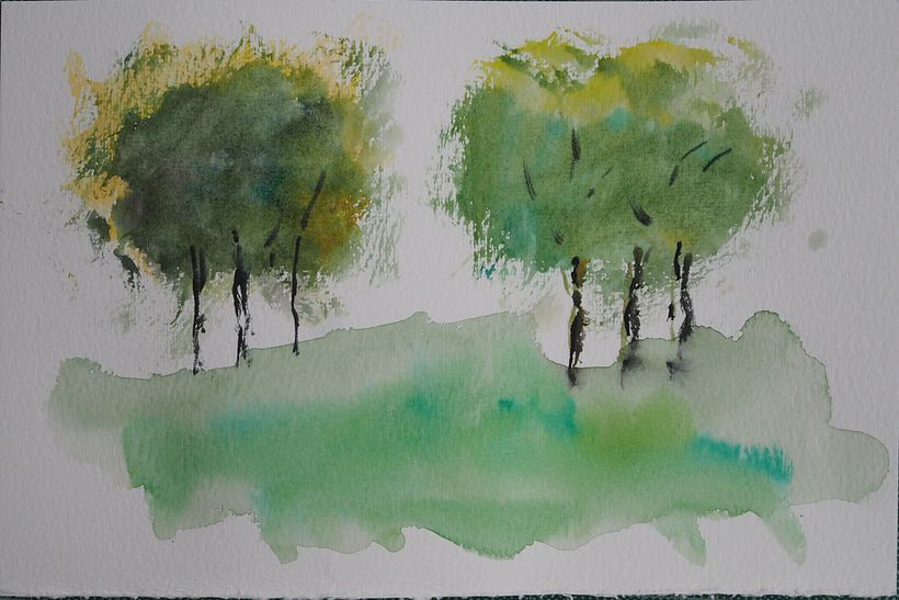 Meu projeto do curso: Paisagens naturais em aquarela 2