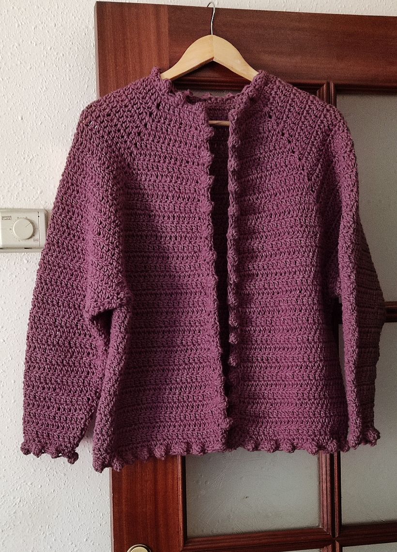 Mi Proyecto del curso:  Top-down: prendas a crochet de una sola pieza 2