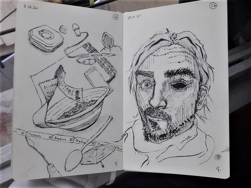 Day information & Self-portrait