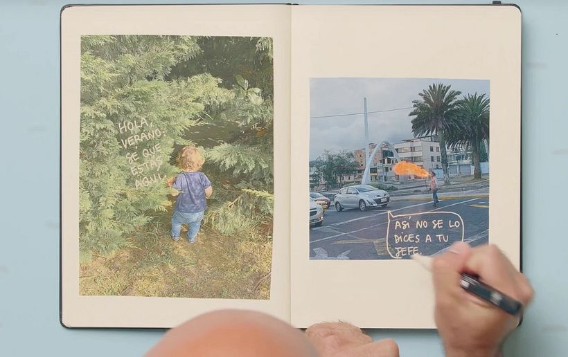 Give new meaning to the images in your notebook.