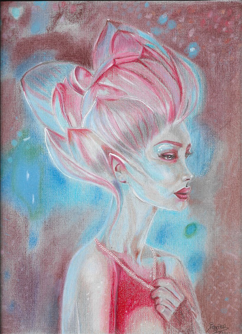 Mi Proyecto del curso: Retrato realista al pastel tiza 5