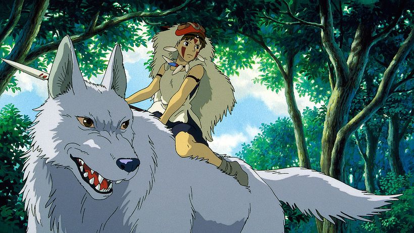 'Princess Mononoke' by Hayao Miyazaki. Credit: Studio Ghibli