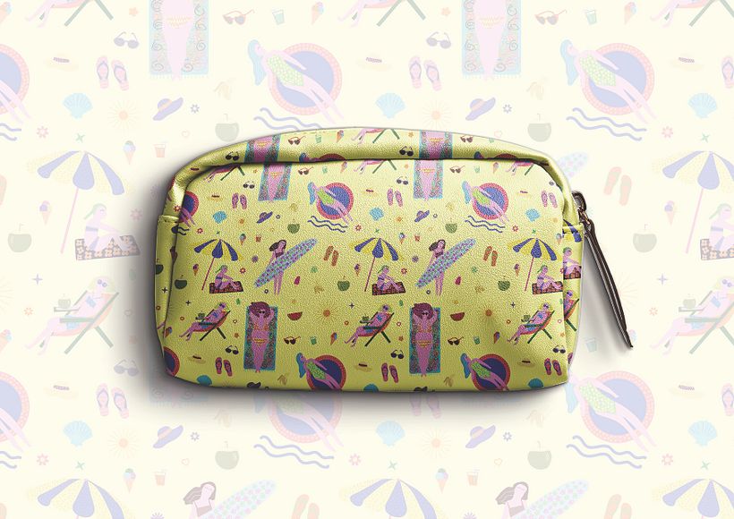 Férias de verão - estampa vetorial 5