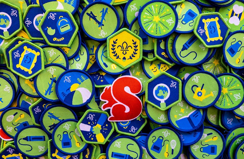 Squirrels badges