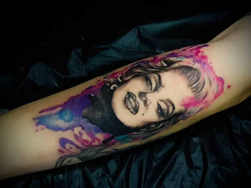 My project in Color Techniques for Tattoos course - Romana 8