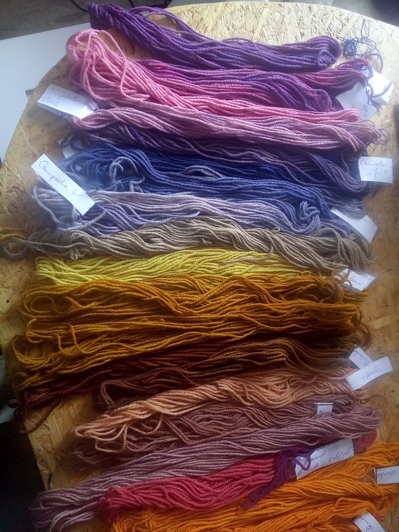 My project in Textile Dyeing with Natural Pigments course 3