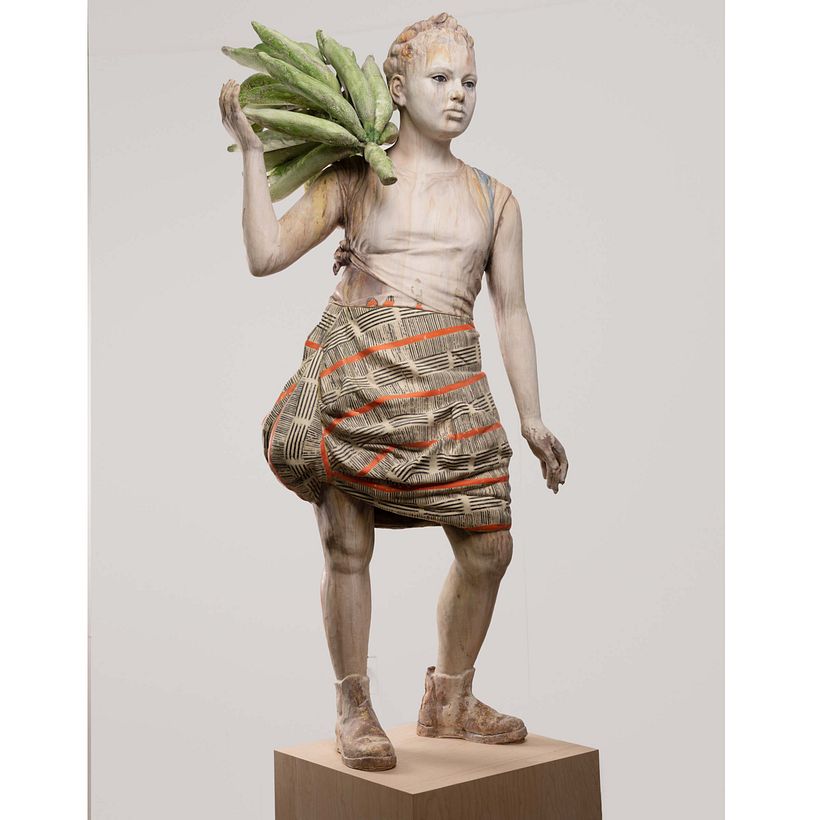 "Cosmología Isleña" ceramic, steel, resin