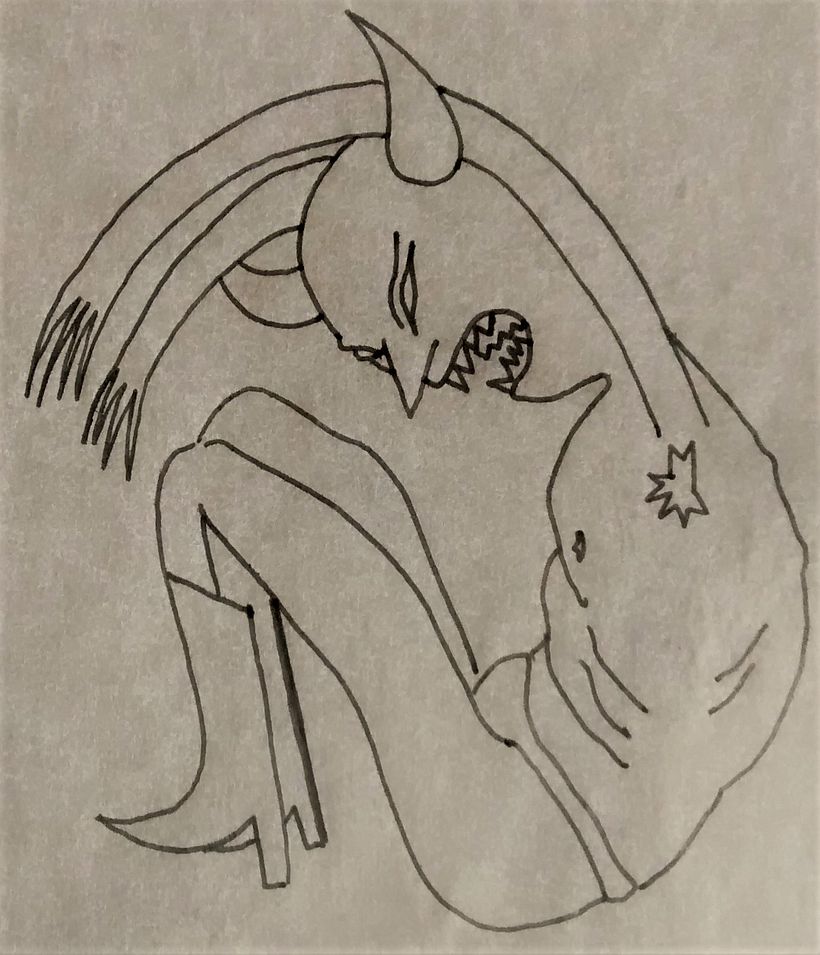 Stencil del demonio.