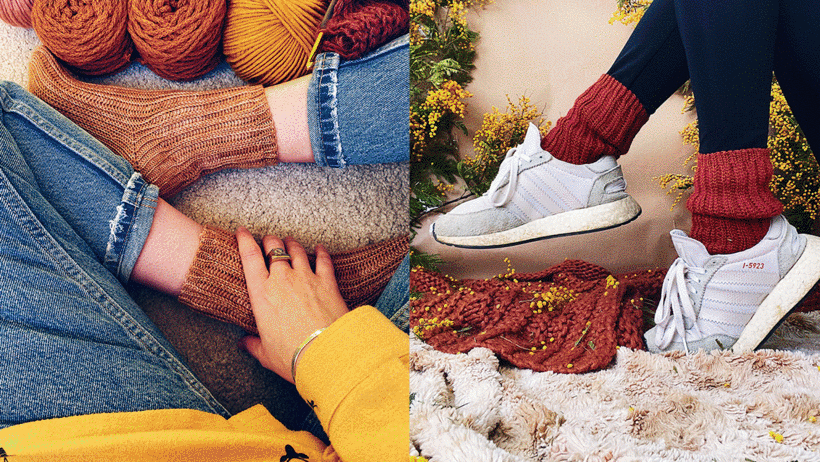 Kleidung von Alicia Recio aus ihrem Kurs: Häkelsocken designen und selber machen