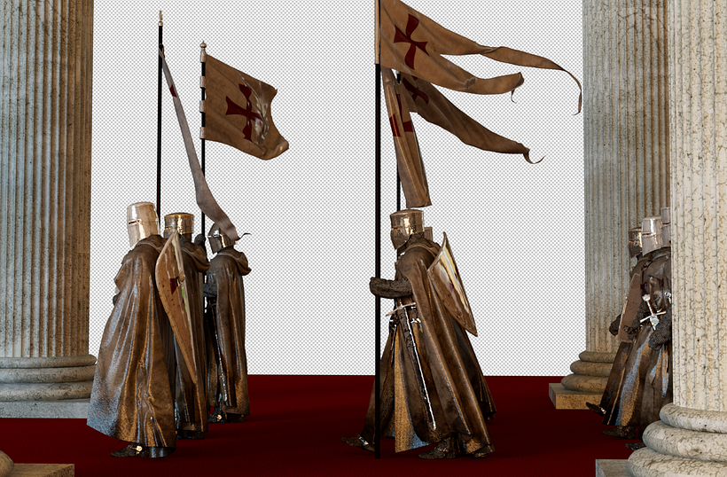 Render con canal alfa