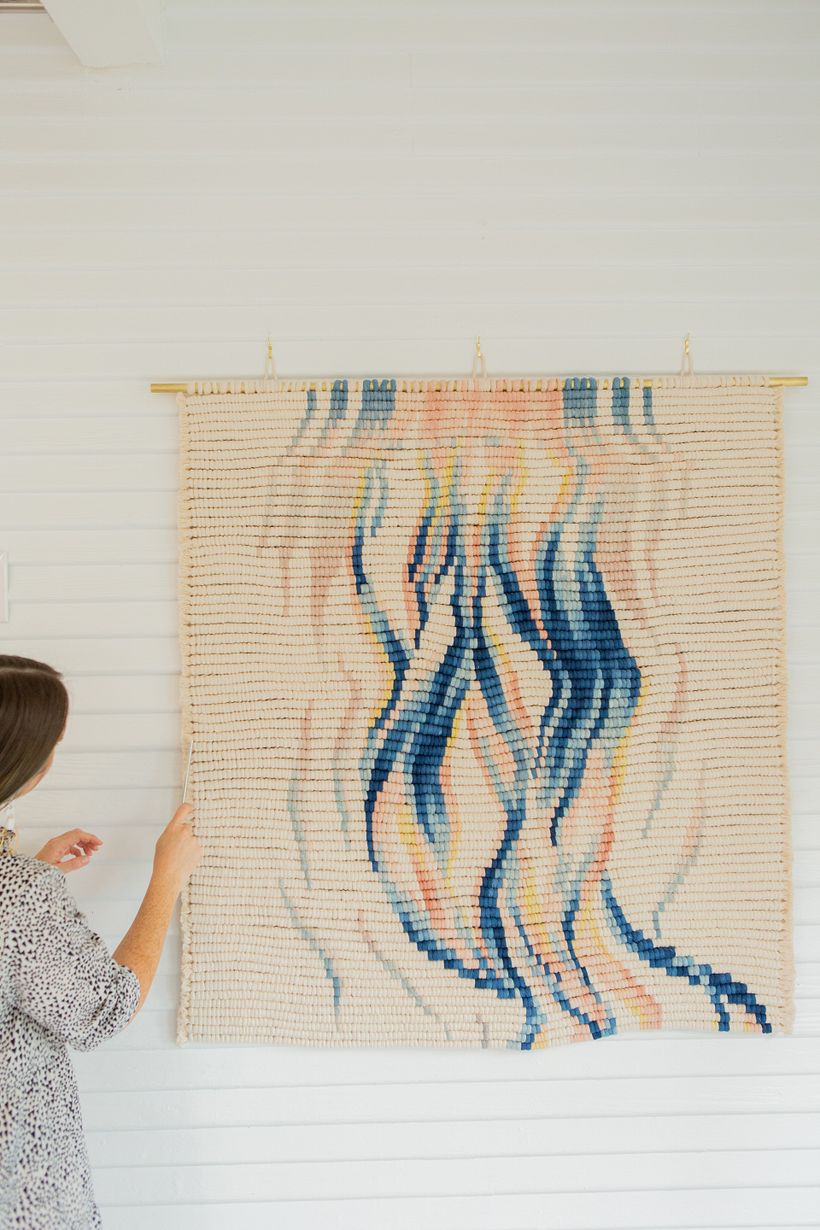 The Ice Breakup - Macrame Wall Hanging 1