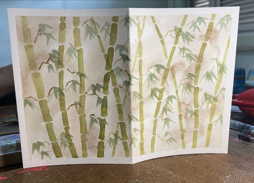 practice - I used this as the cover of a christmas card