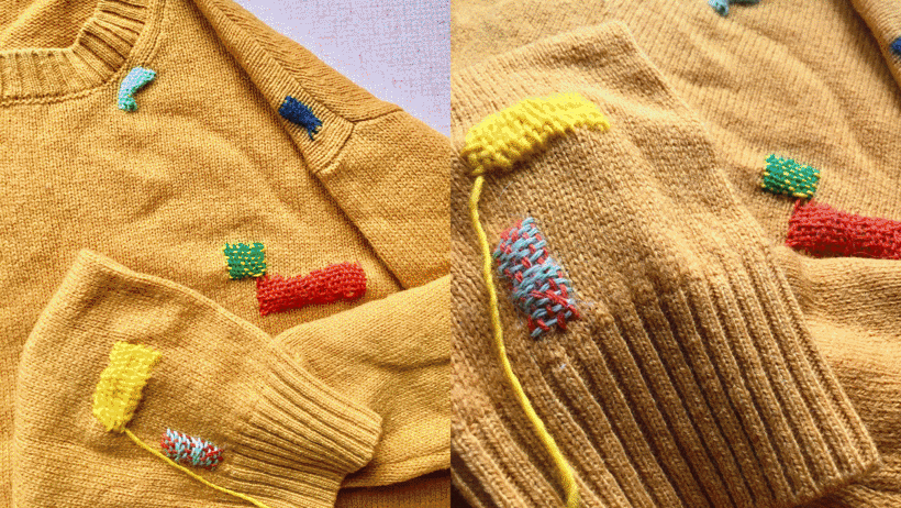 The Endery is a brand that takes a zero-waste approach to creating handcrafted knitwear in Peru, using leftover yarn.