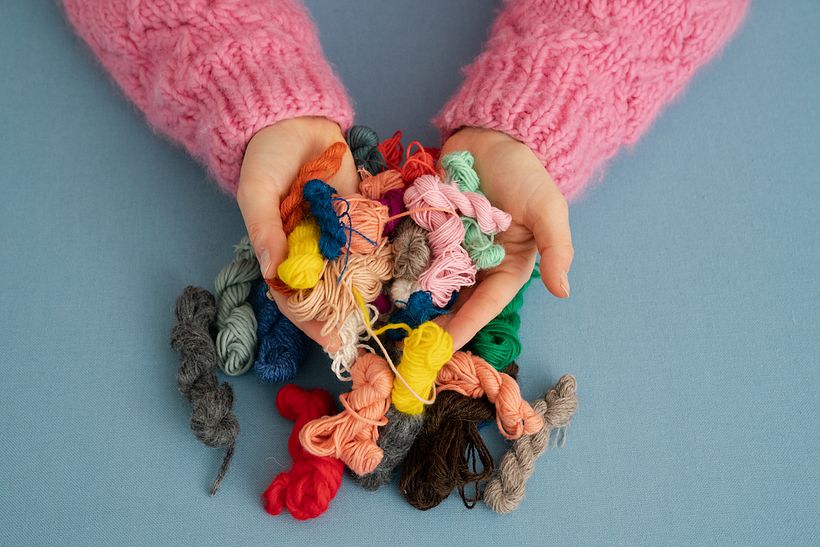 Learn how to build a color palette for knitwear repair that suits your individual style.