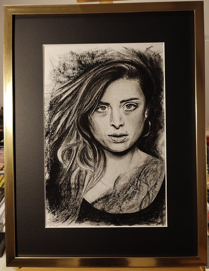 My project in Artistic Charcoal Portraiture: Creating Atmosphere course 4