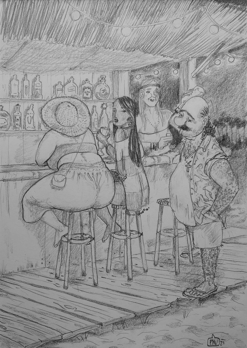 Another big one. From the Beach bar. We can see new side character Bohdan.