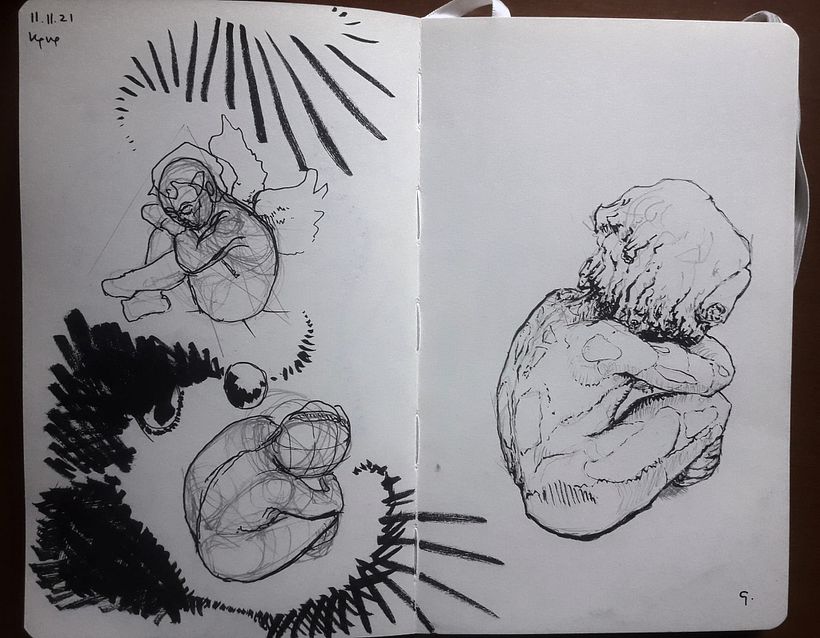 Observation with imaginary elements