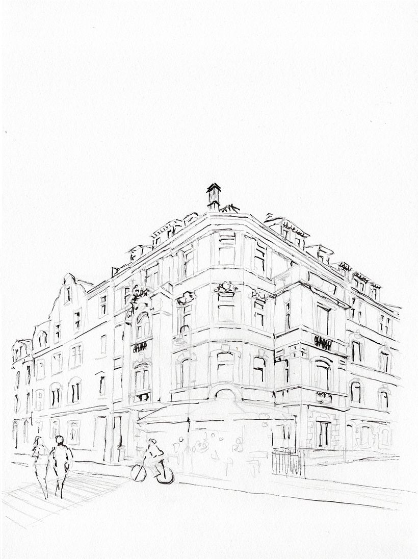 sketch und ink, cityhouse, Darmstadt, Germany