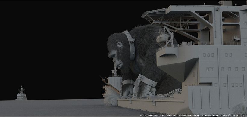 KONG  FACIAL MODELLER / GOZILLA VS KONG 5