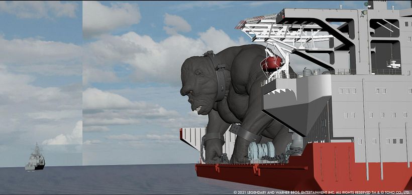 KONG  FACIAL MODELLER / GOZILLA VS KONG 6
