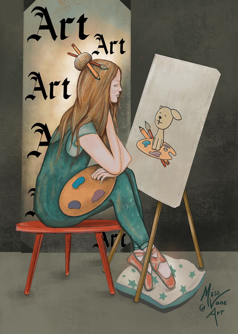 My project in Procreate: Creative Illustration Techniques course 2