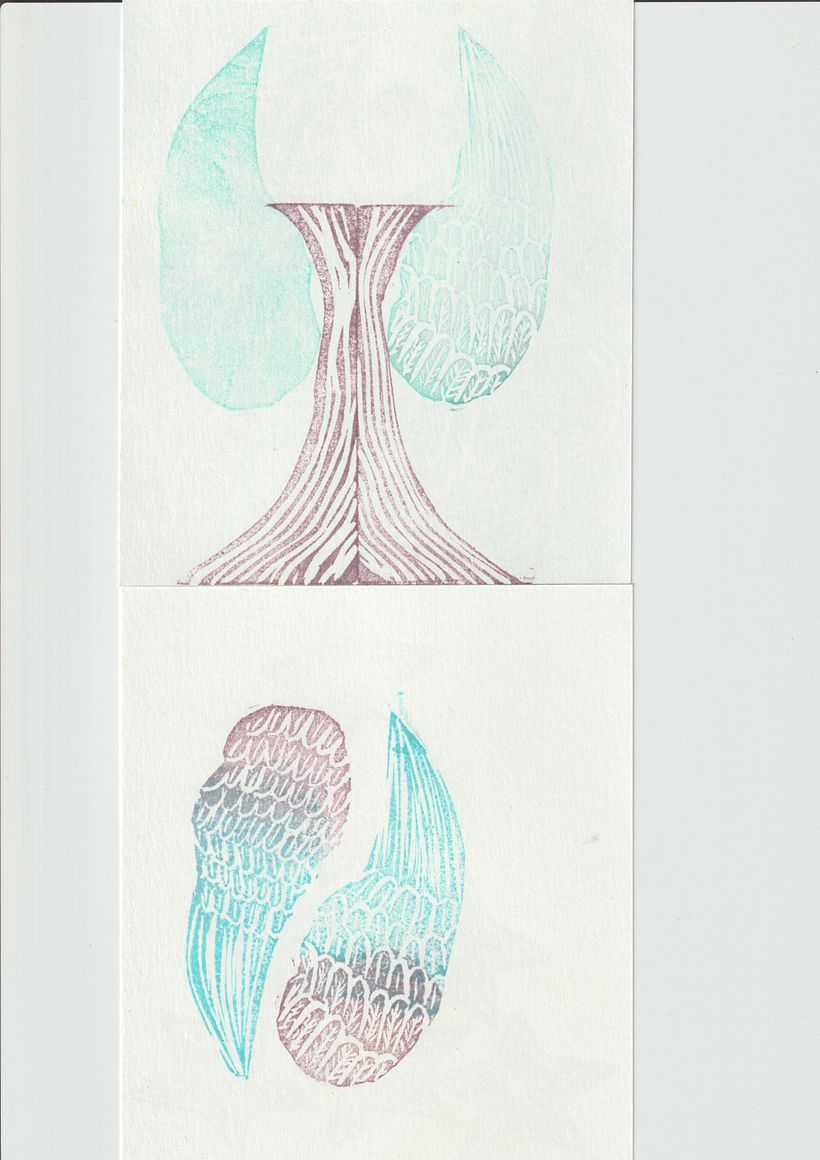 New wings (better wings, both left because I forgot the flipping part on the second wing)