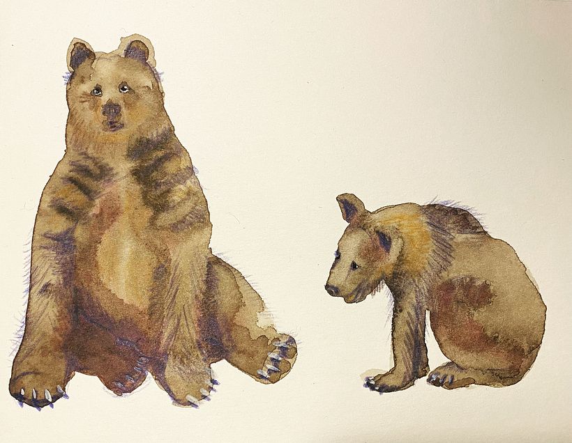 It does not feel like I painted the bears myself! 