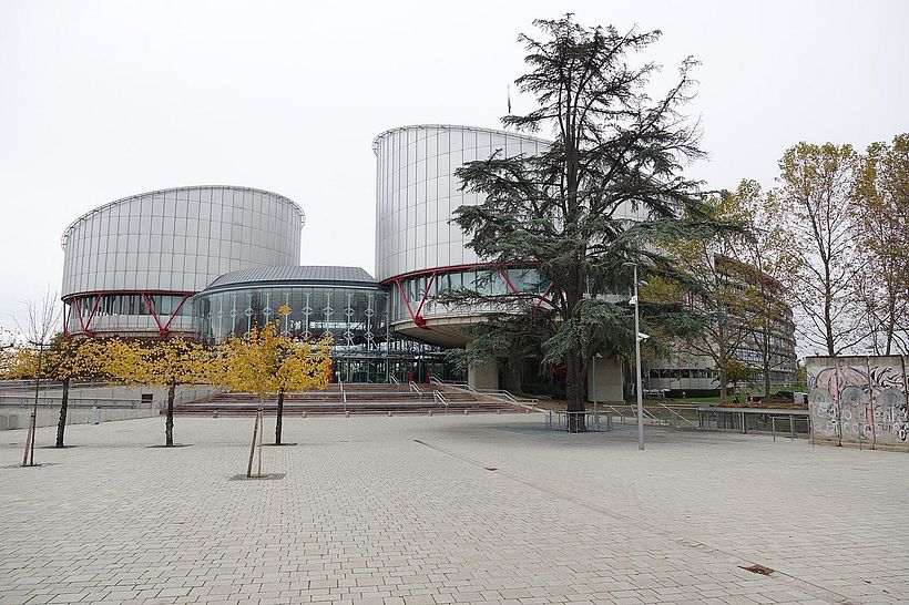 Image: European Courts of Human Rights, Strasbourg, via Gzen92 / Wikimedia Commons