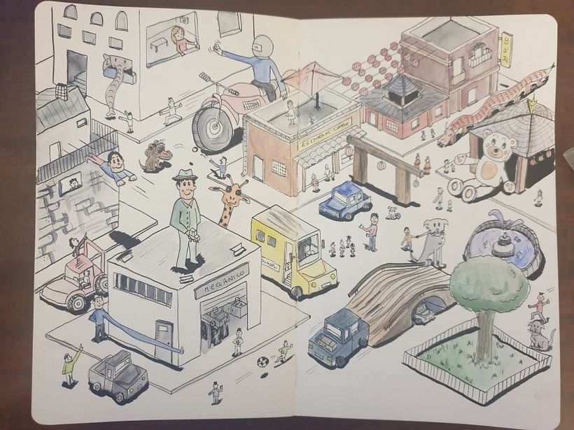 Il mio progetto del corso: L’arte dello sketching: trasforma i tuoi bozzetti in arte 30