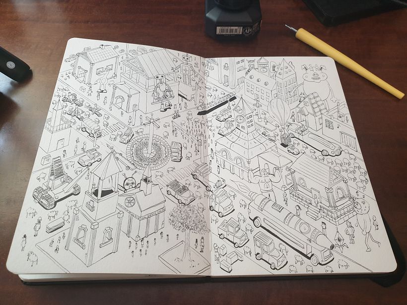 Il mio progetto del corso: L’arte dello sketching: trasforma i tuoi bozzetti in arte 4