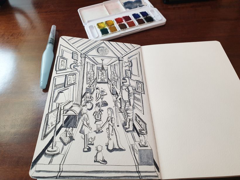 Il mio progetto del corso: L’arte dello sketching: trasforma i tuoi bozzetti in arte 8