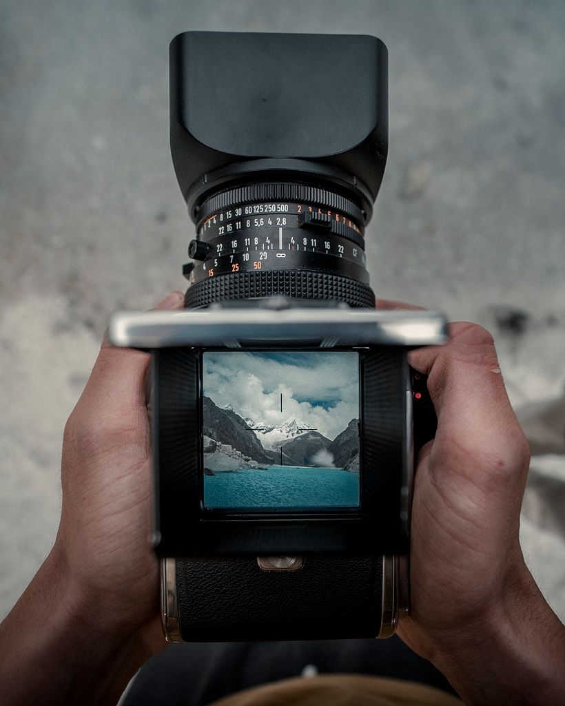 Vista del Paramount desde una Hasselblad
