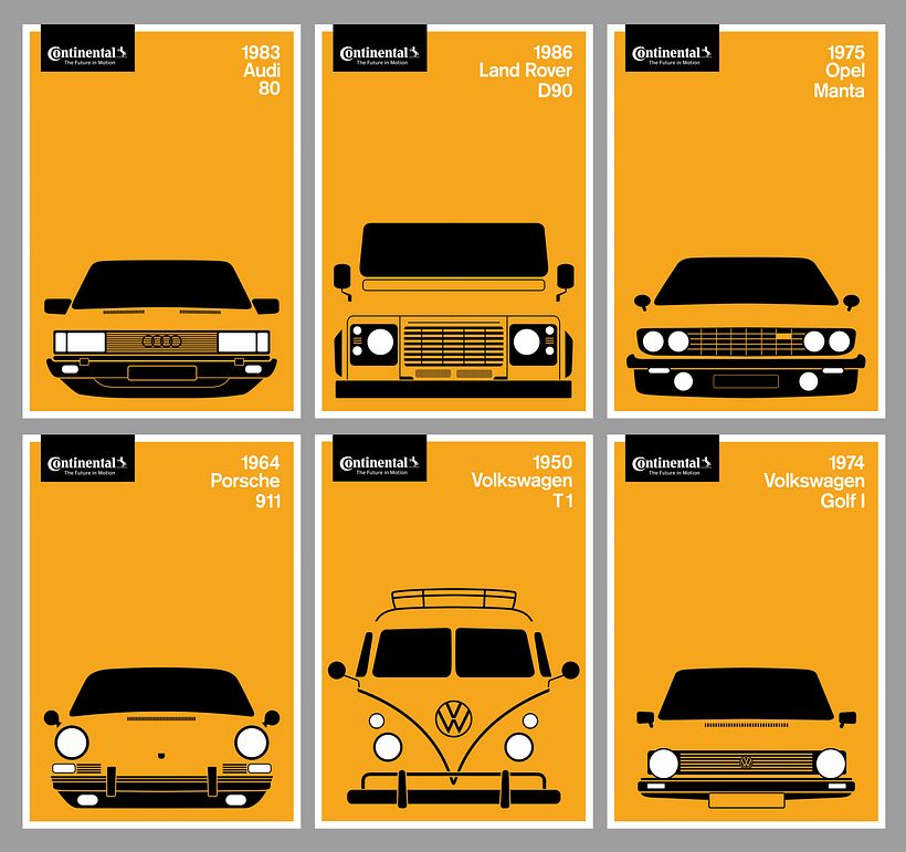 Posters for Continental Tires, 2019