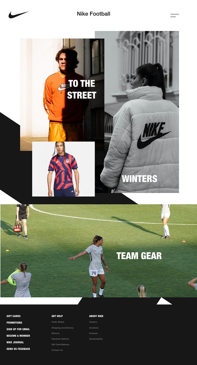 NIKE Football Redesign Concept  5