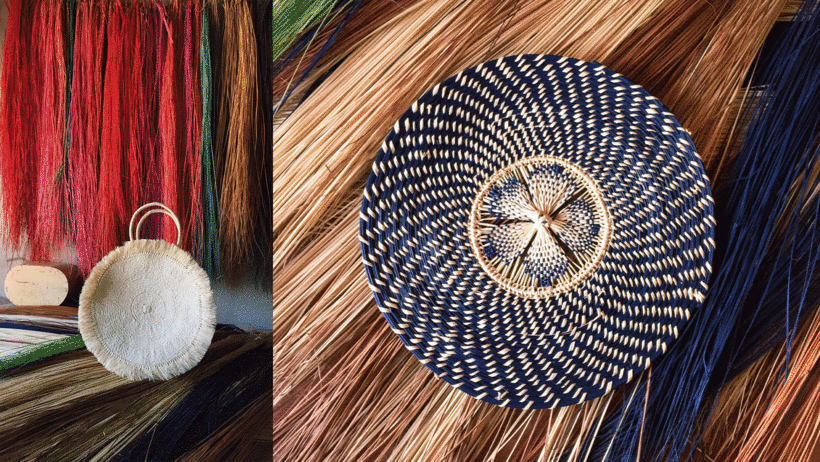 Diseños creados por artesanos peruanos para la marca AMENA de la tejedora Mapi Casafranca.