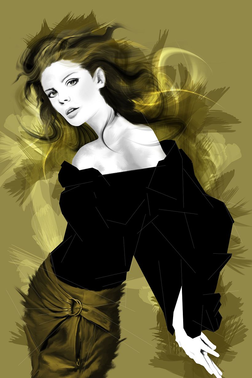 Fashion Scratch Black & Ocre