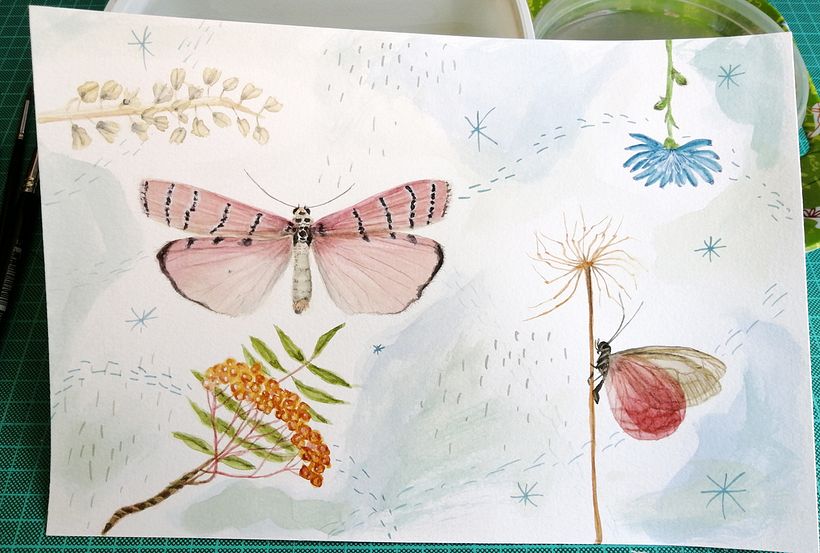 Mi Proyecto del curso: Diario naturalista en acuarela 1