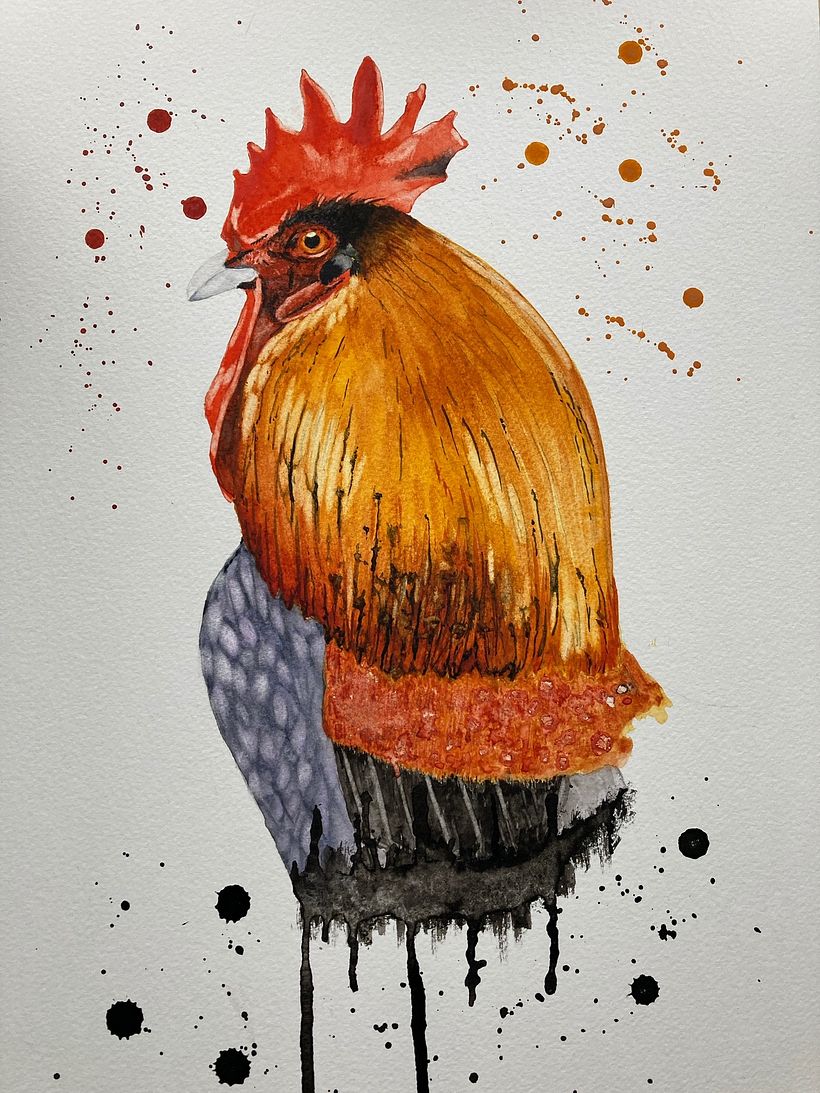 My project in Artistic Watercolor Techniques for Illustrating Birds course 2