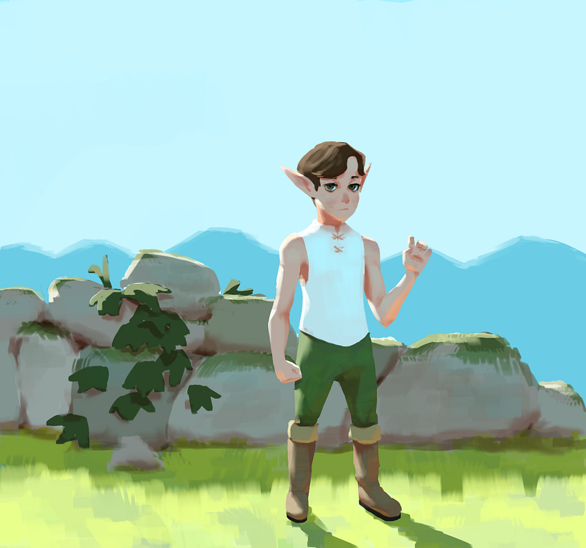 My project in Lighting Principles for Digital Painting course 1
