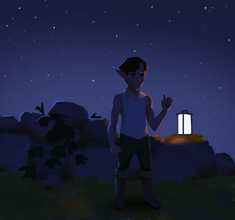 My project in Lighting Principles for Digital Painting course 4
