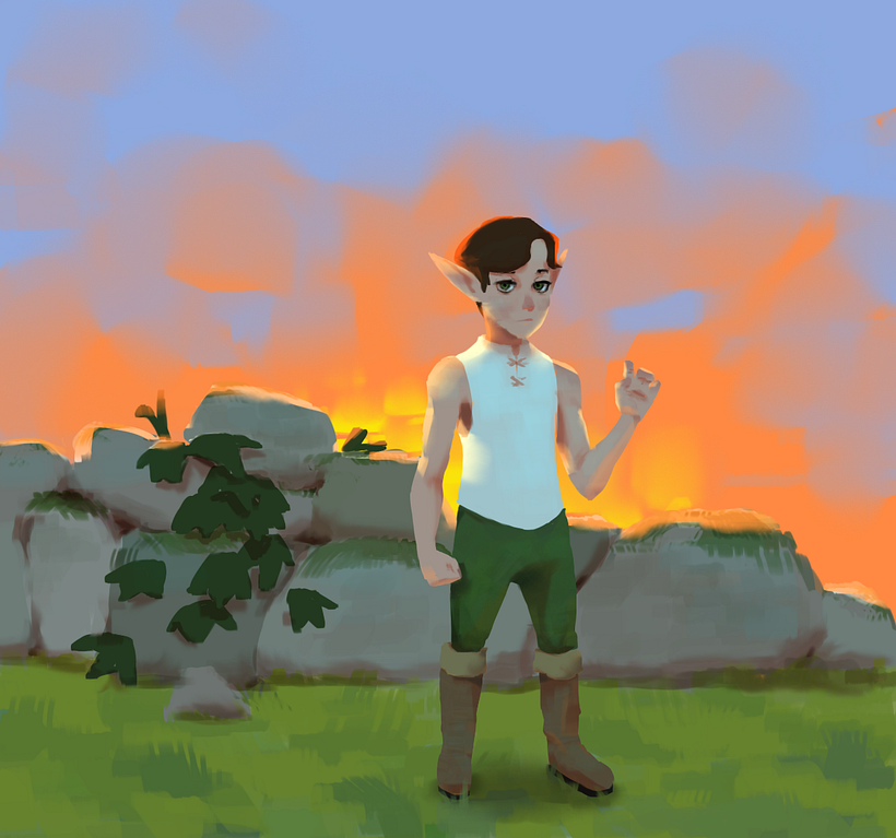 My project in Lighting Principles for Digital Painting course 7
