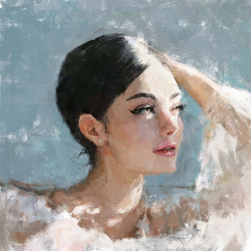 Portrait Using My Custom Brushes  1