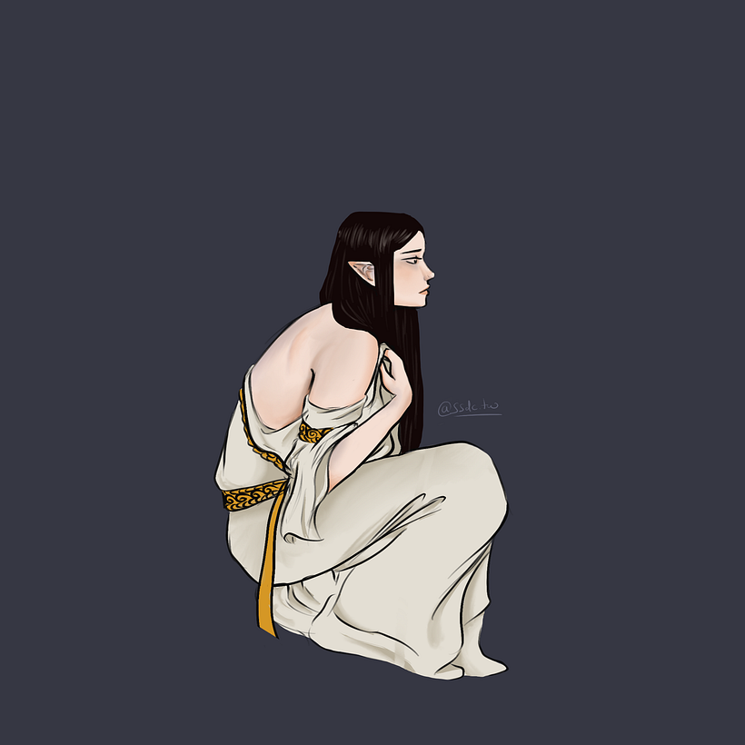 Made from a reference from Pinterest 