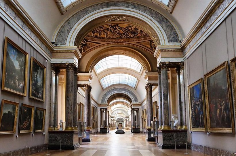 20. Oktober: der Tag, an dem die Schließung der Türen angekündigt wurde. Bild von @museelouvre.